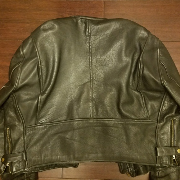 Park V Leather Motorcycle Jacket - Picture 4 of 4