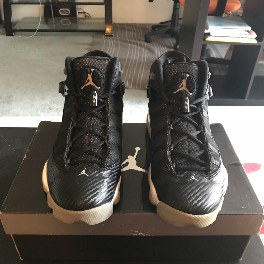 Air Jordan 6 Rings Carbon Fiber. Size 10.5.