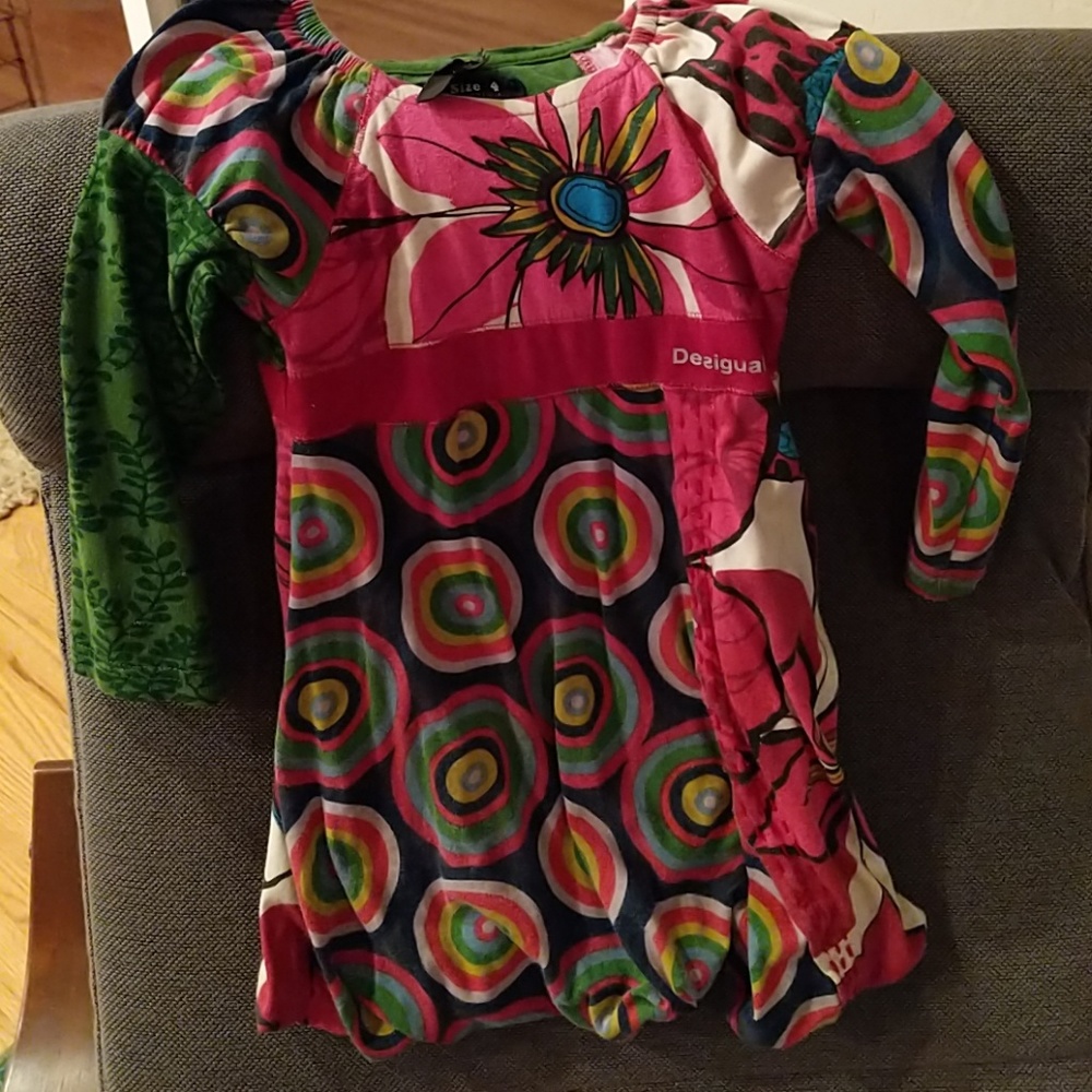 Desigual multicolored bubble dress