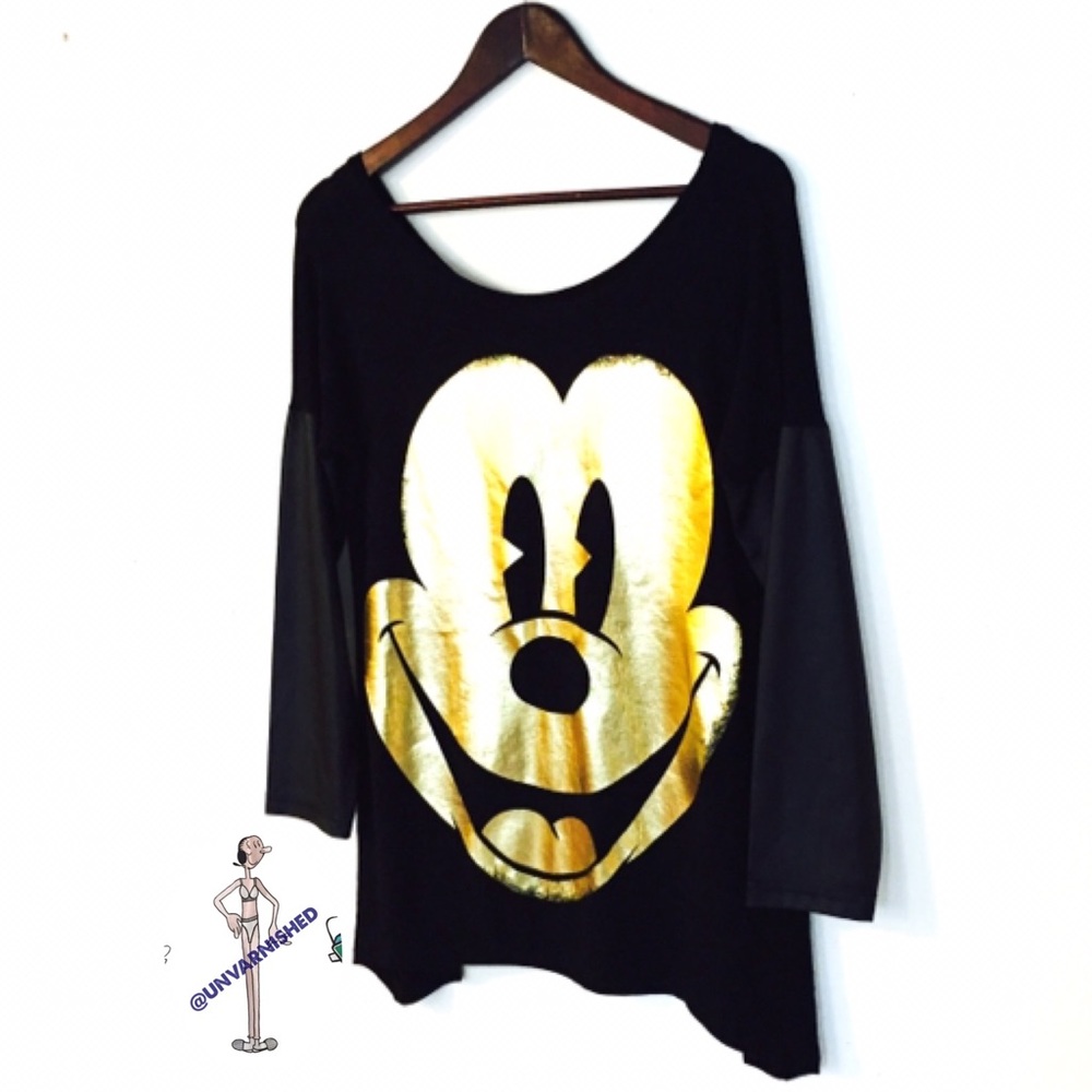 RARE Topshop Disney Collab Mickey Sweater NWOT