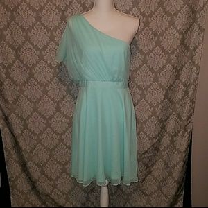 White House Black Market one shoulder dress