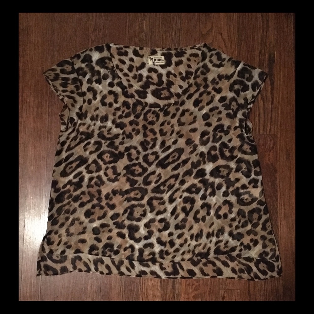 Show Me Your Mumu Leopard Print Top