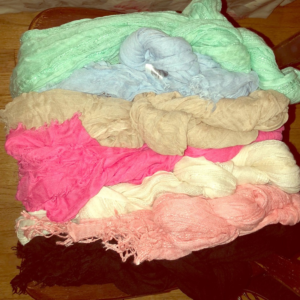 Scarfs- All for one low price!