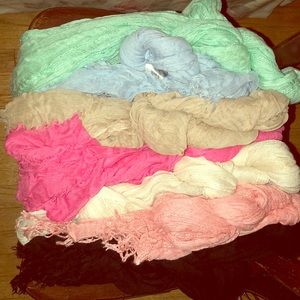 Scarfs- All for one low price!