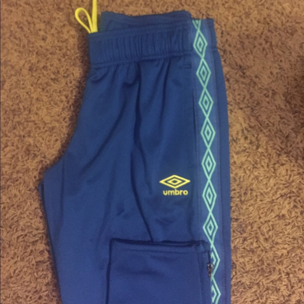 Royal blue Umbro track pants NWT price firm