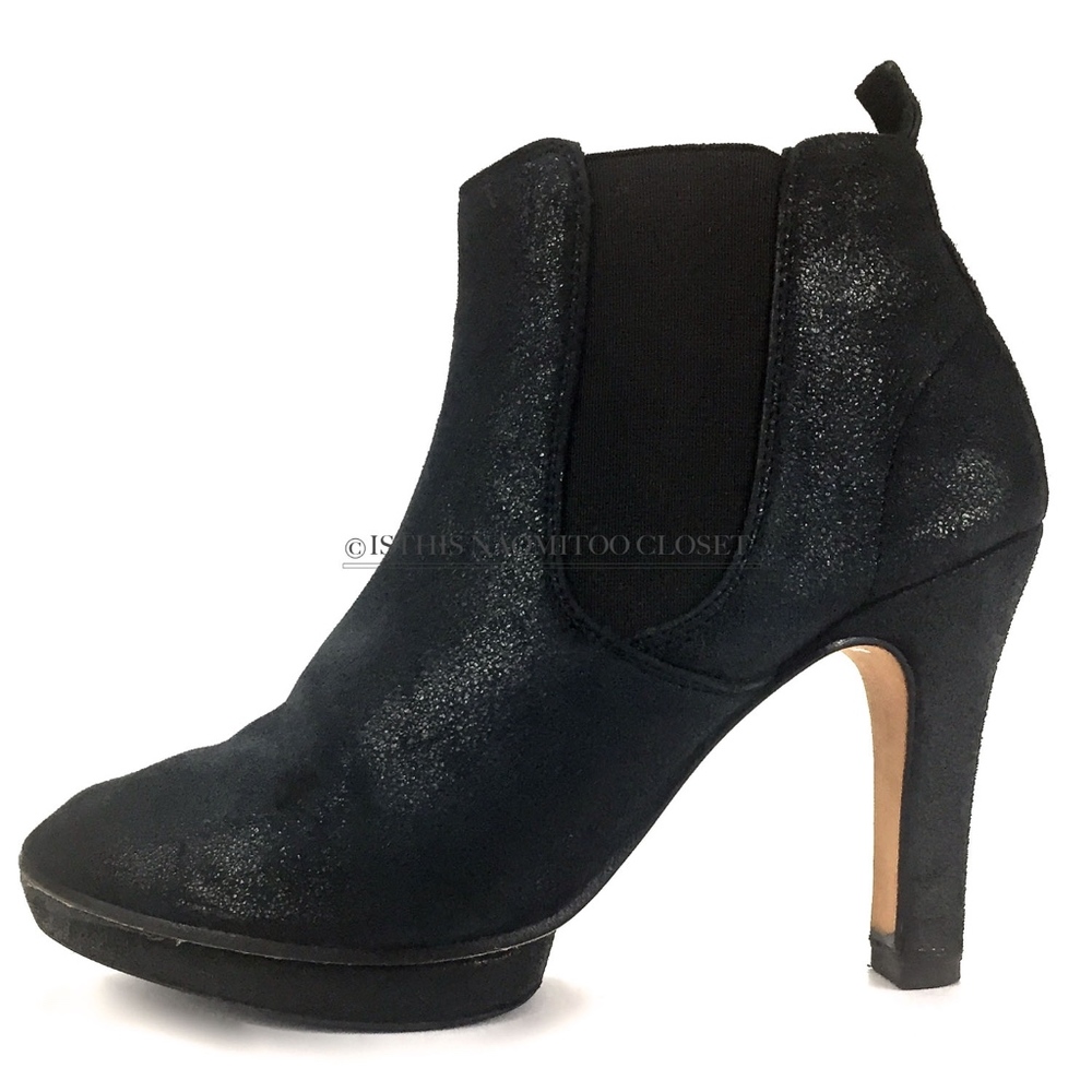 REPETTO Paris Italy Suede Elastic Chunky Heel