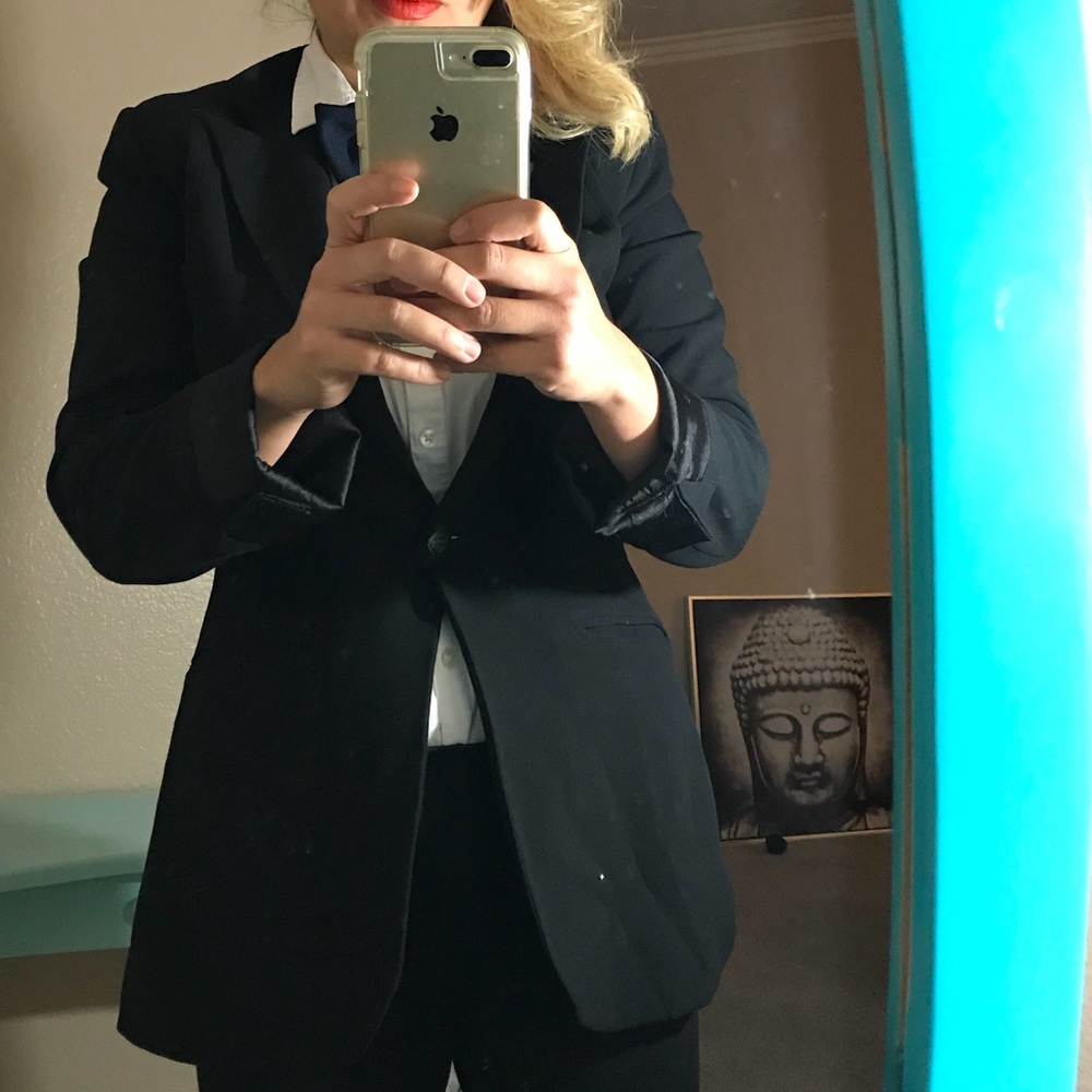 Guess black blazer