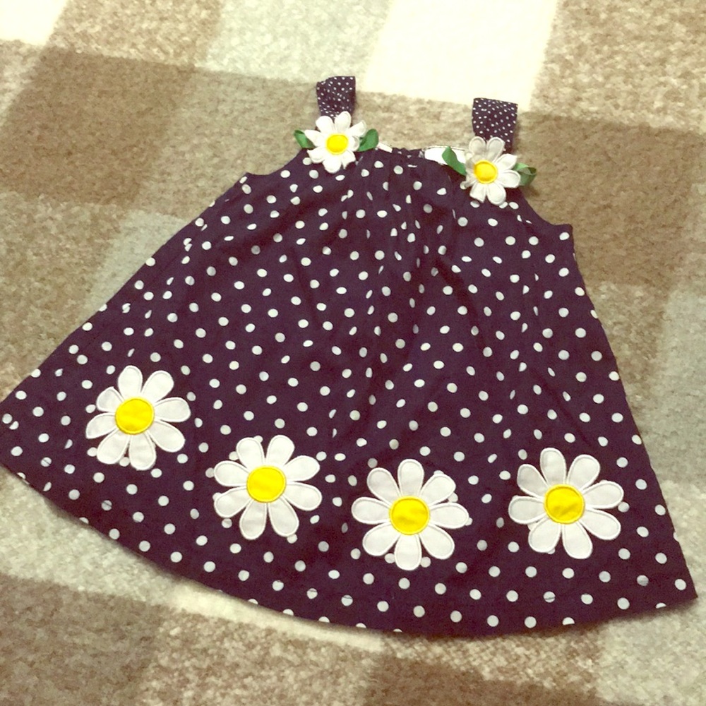 Navy daisy dress  👗