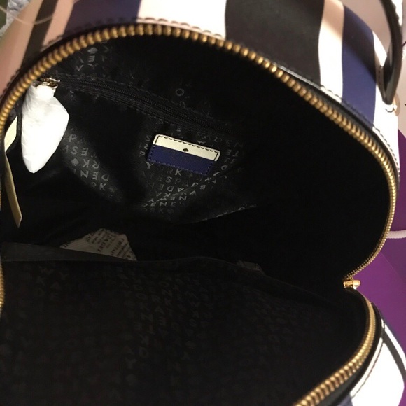 Kate spade striped leather backpack.