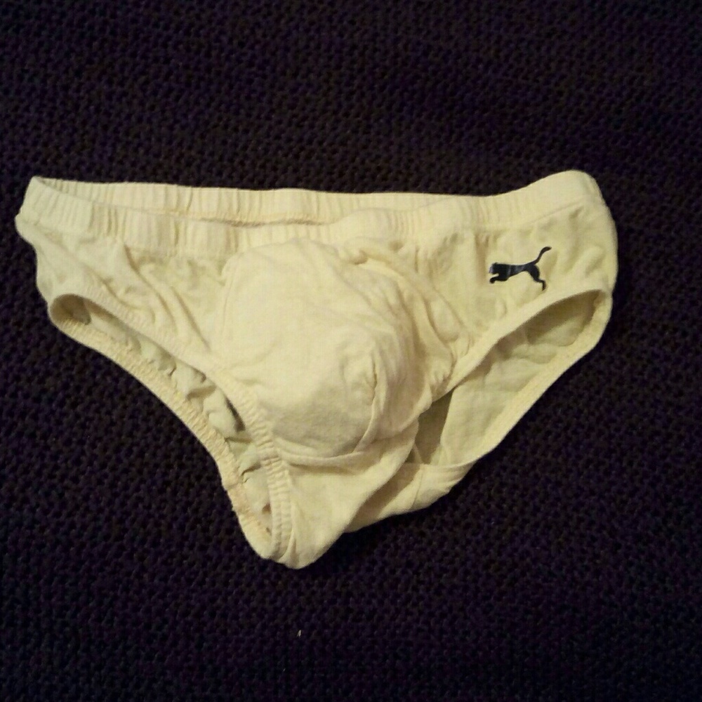 Yellow puma briefs