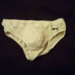 Yellow puma briefs