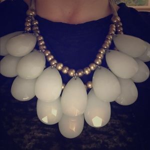 Anthropologie Tieback Bib Statement Necklace