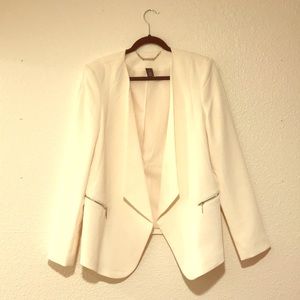 White House Black Market Blazer - Cream