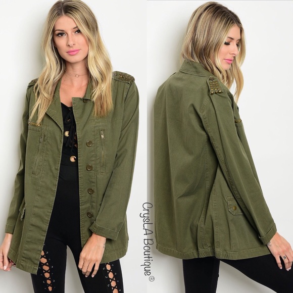 🎉SALE🎉✨Olive Utility Jacket✨ - Picture 1 of 2