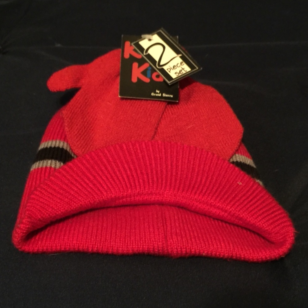 Kids Winter Hat Mitten Combo NWT