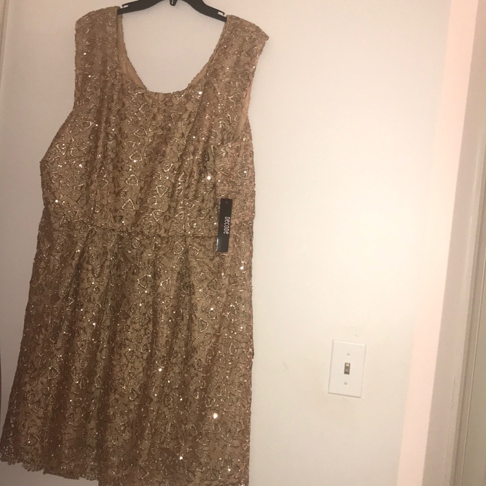 Gold Sequin Dress