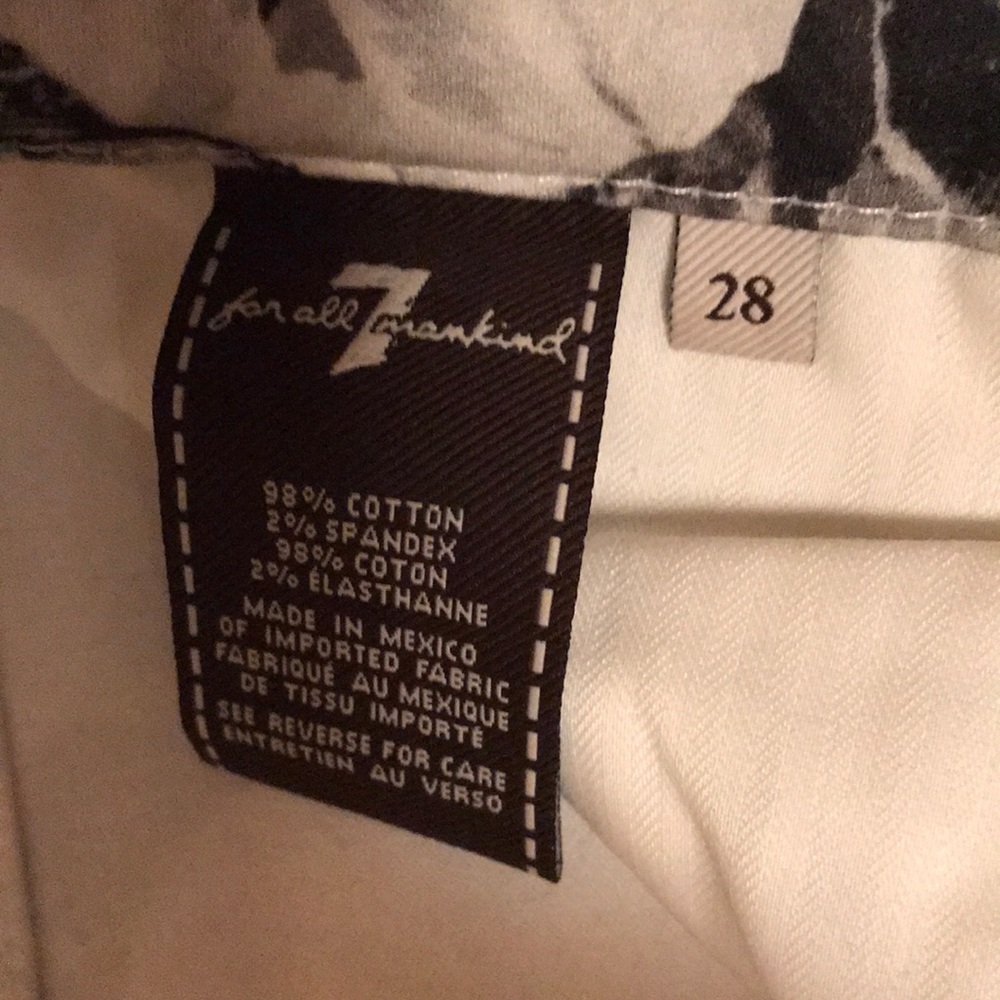 White with black floral pants - Picture 2 of 3