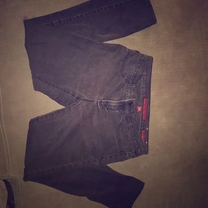 Banana republic black skinny jeans size 6p/28