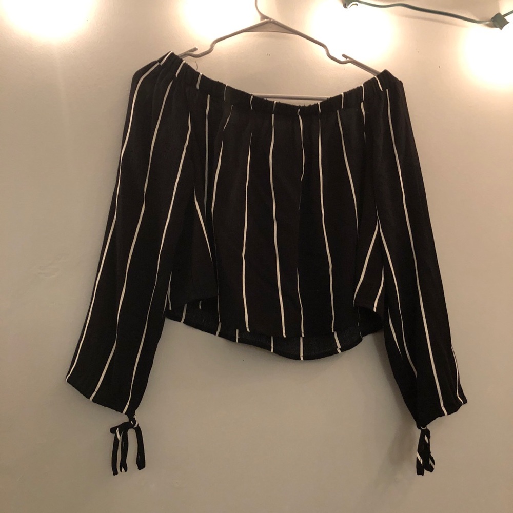 Black off the shoulder