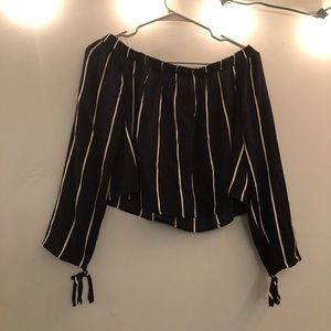 Black off the shoulder