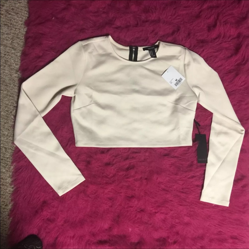 Forever 21 Long Sleeve Crop Top