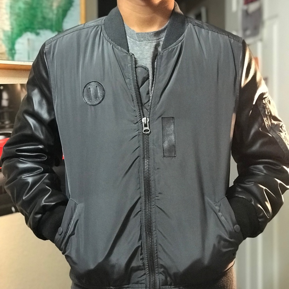 Old School Retro Varsity Bomber