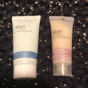 Face wash and lotion duo