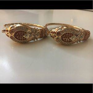 Anna Dello Russo for H&M Gold Dragon Hoop Earrings