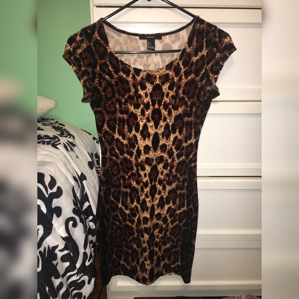 Cheetah Print Dress