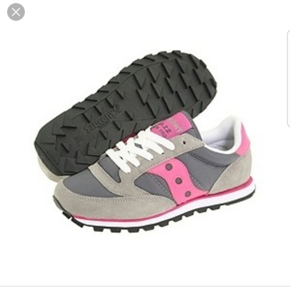 Grey & Pink Saucony