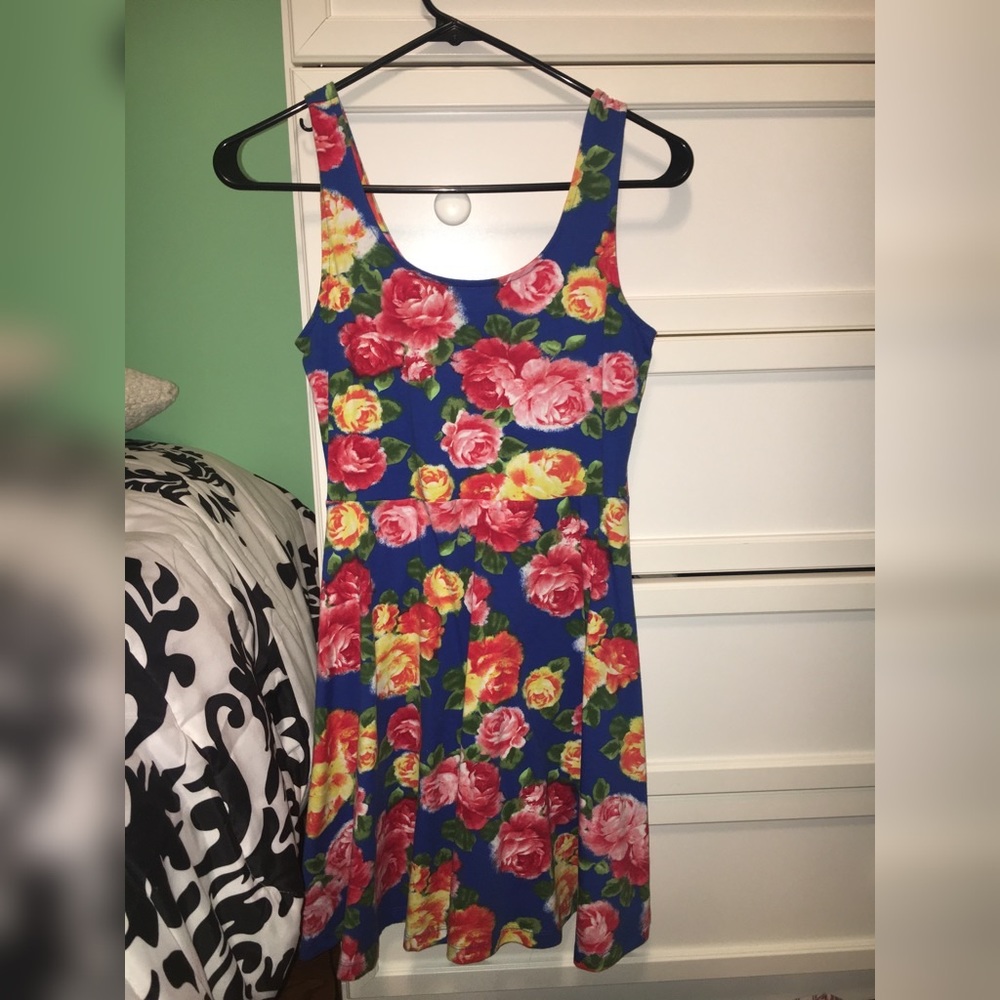 Adorable Floral Skater Dress