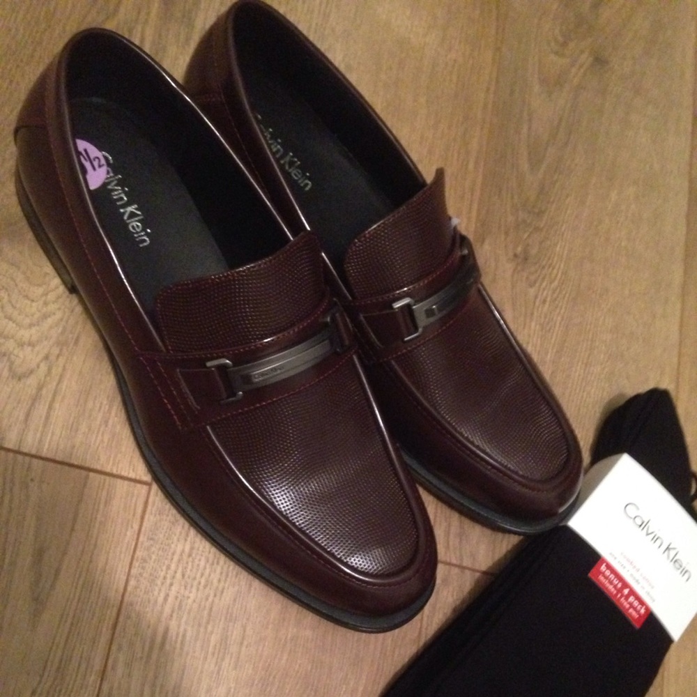 Calvin Klein Loafers and Socks