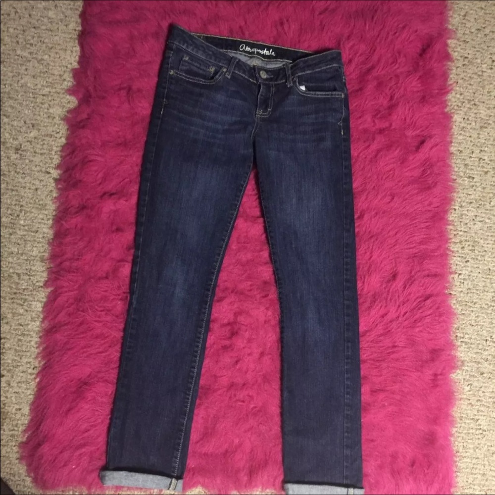 Aeropostale Dark Wash Skinny Jeans