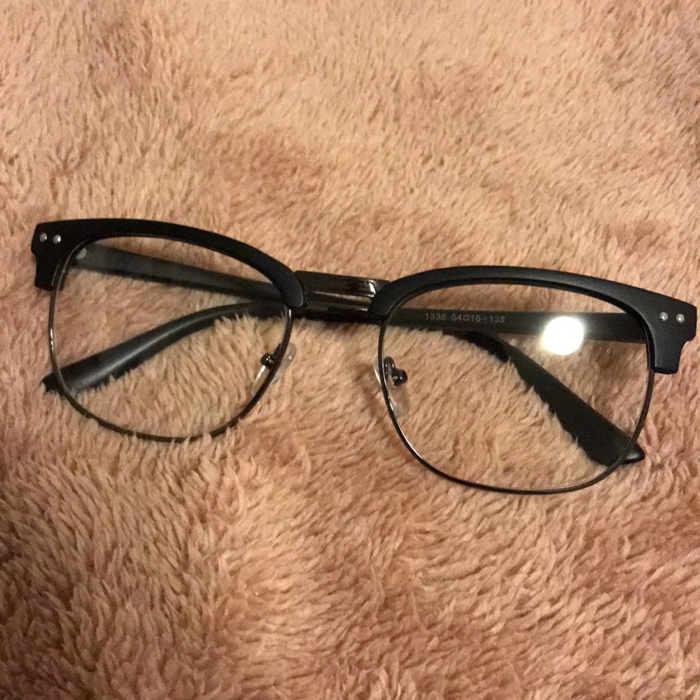 Half Rimmed fake glasses
