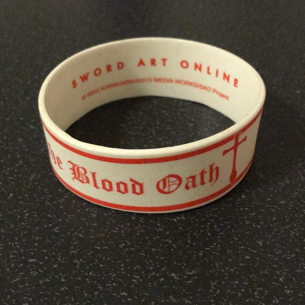 Sword Art Online rubber bracelets