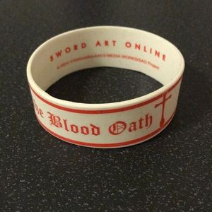 Sword Art Online rubber bracelets