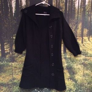 ❌SOLD❌Black Long Sweater