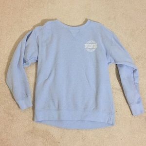 Victoria Secret Pink Light Blue Crewneck