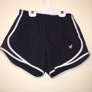 Black and White athletic shorts
