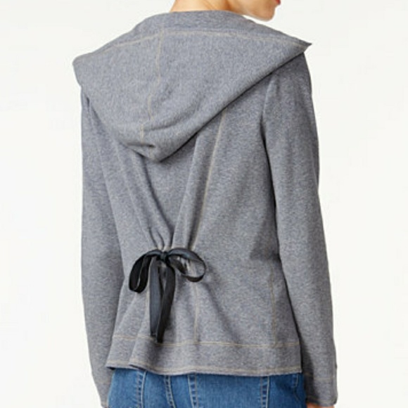 🇺🇸 TOMMY HILFIGER DRAPED HOODED CARDIGAN - Picture 2 of 7