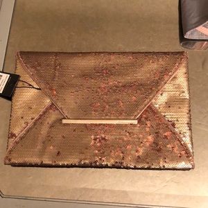 BCBG Sequin Envelope Clutch