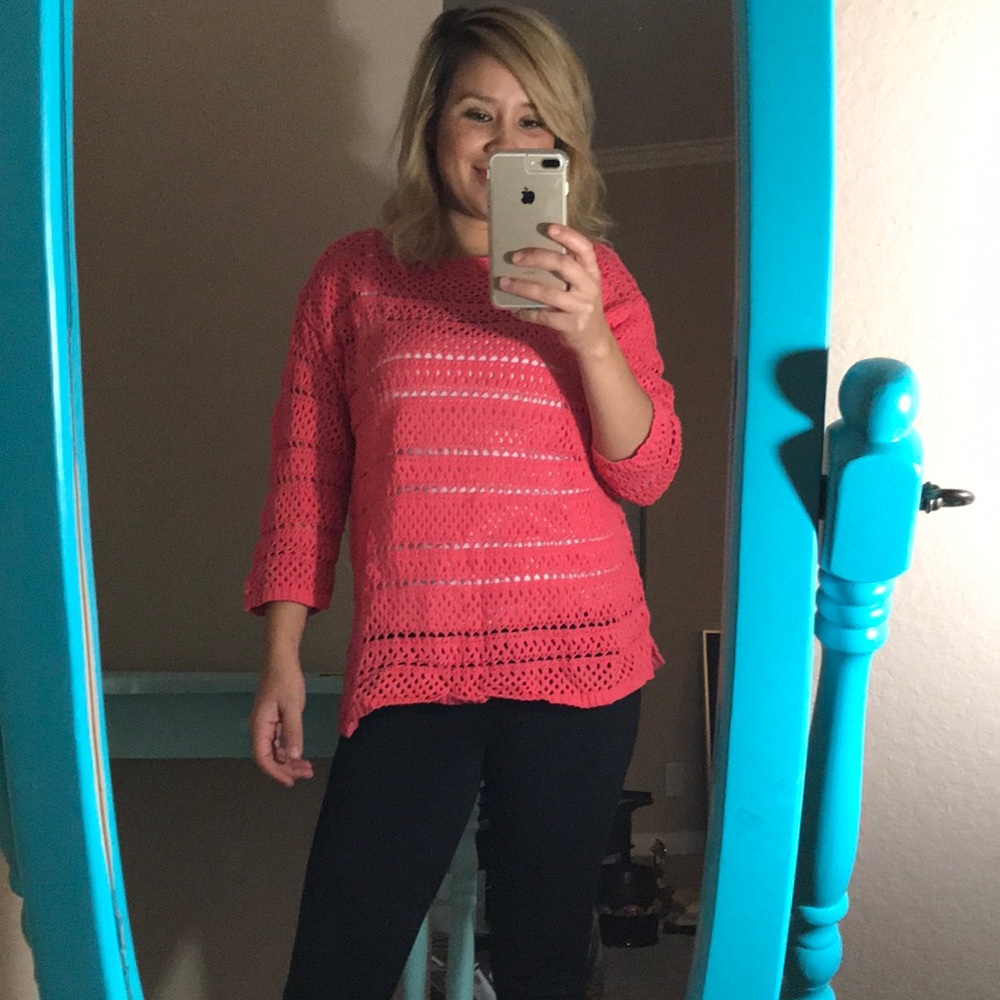 Light sweater runs small