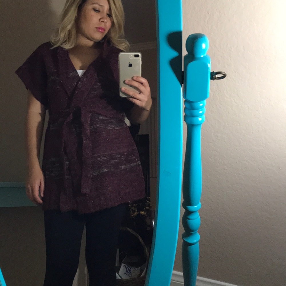 Christopher & Banks short sleeve sweater