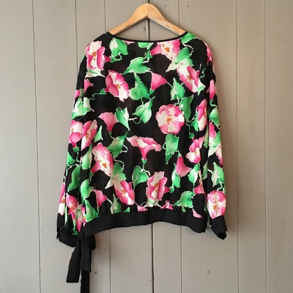 Lad Winn Vintage Floral Blouse NWT - Picture 2 of 5