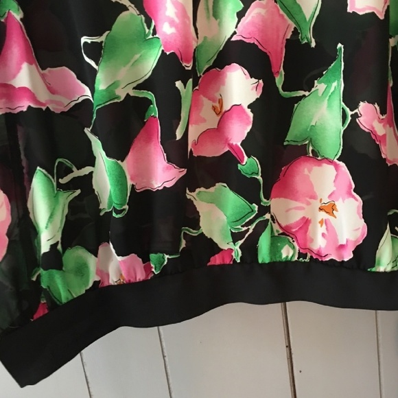 Lad Winn Vintage Floral Blouse NWT - Picture 3 of 5