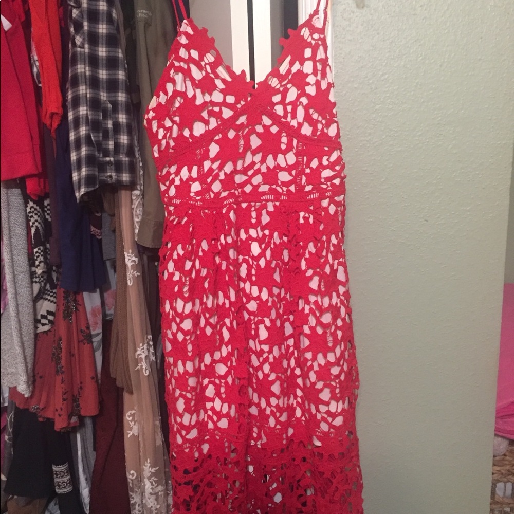 Cute red party dress!