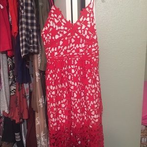 Cute red party dress!