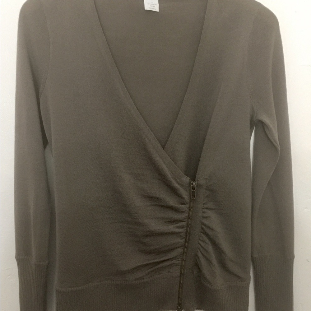 J.CREW CARDIGAN WRAP SWEATER SIZE S