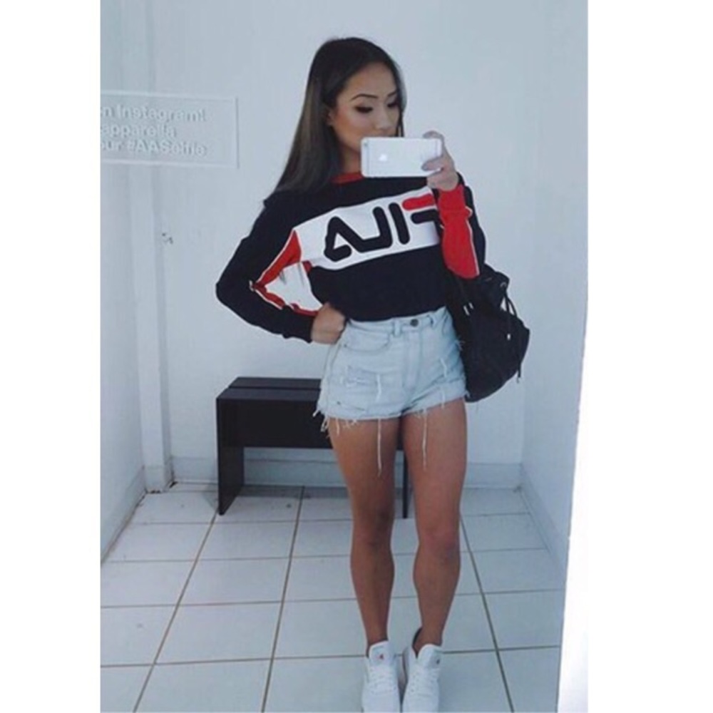 Fila cropped sweatshirt Ana from urban outfitters
