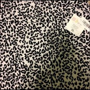 Lularoe Cassie XL Leopard NWT